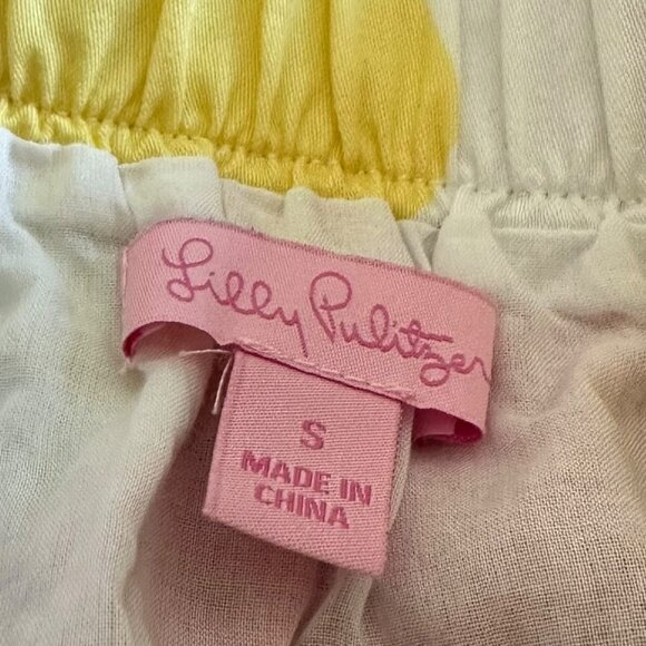 Lilly Pulitzer Lavish Lilly Floral Print Mini Skirt Pull-On Stretch Size Small - Picture 6 of 10